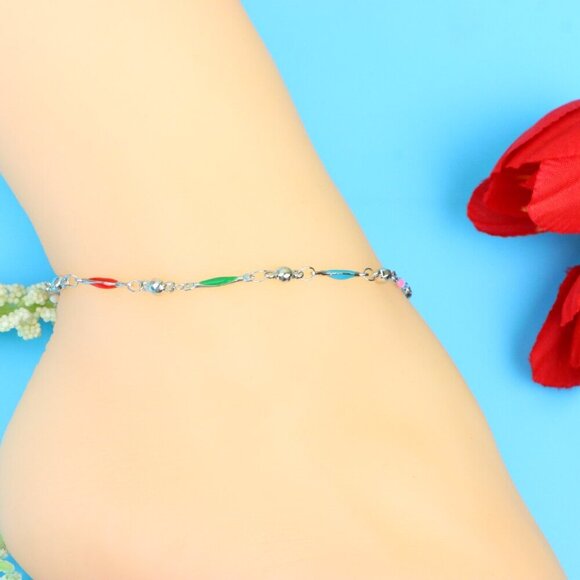 Elegant Handmade Anklet – Perfect for Women & Girls | Ideal Gift Option,DYC1079 - Picture 9 of 10